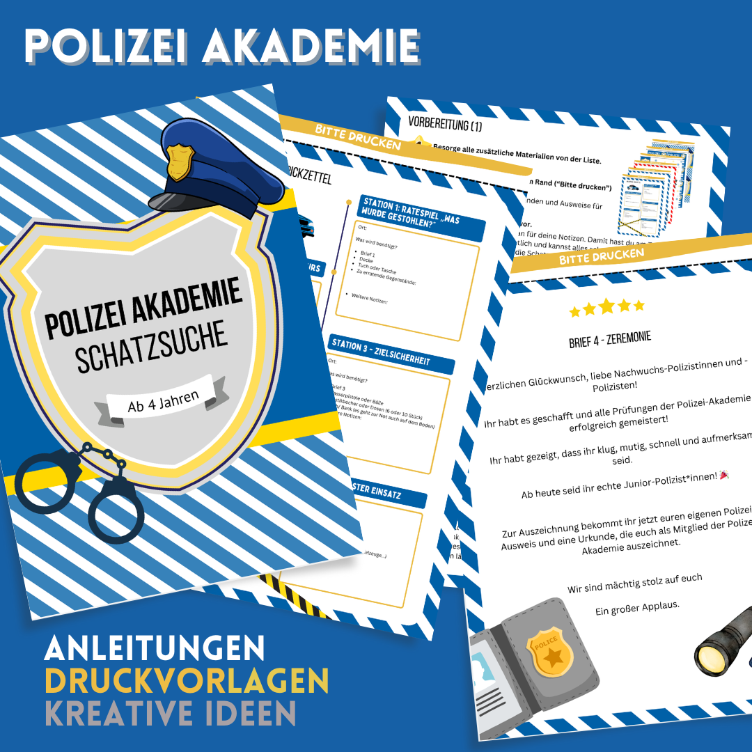 Polizei Akademie und Schatzsuche