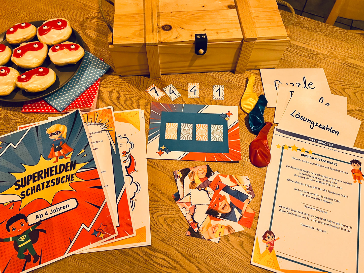 Superhelden Schatzsuche